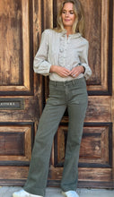 Straight Leg Khaki Jeans
