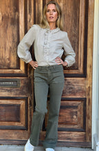 Straight Leg Khaki Jeans