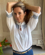 Lilou with Blue Smock