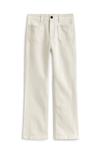 Off White Straight Leg Jeans