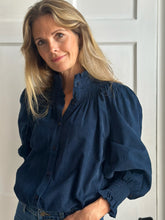 NEW IN! Lilou Needlecord Shirt Navy