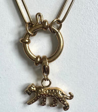 Leopard Charm Chain Necklace