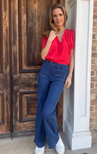 Straight Leg Blue Jeans