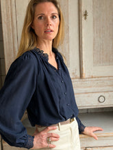 Vanessa Long Sleeve Shirt Navy