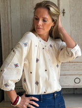 Isabel Shirt Red/Blue