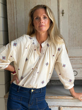 Isabel Shirt Red/Blue