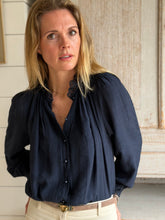 Vanessa Long Sleeve Shirt Navy