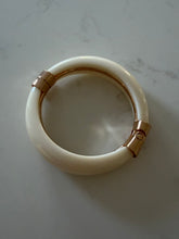 Chunky Resin Bracelet Off White