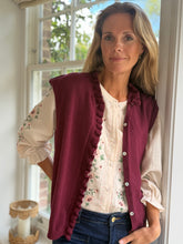 Lilou Gilet Burgundy
