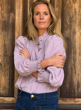 Lilou Needlecord Shirt Lilac