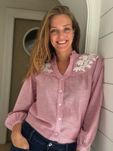 Tabitha Shirt Red and White