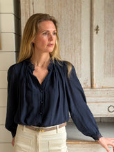 Vanessa Long Sleeve Shirt Navy
