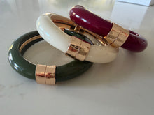 Chunky Resin Bracelet Off White