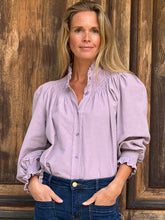 Lilou Needlecord Shirt Lilac