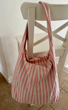 NEW IN! Pink Striped Beach Bag