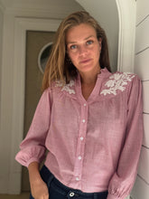 Tabitha Shirt Red and White