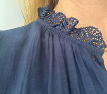 Vanessa Long Sleeve Shirt Navy