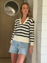 Sophie Striped Jumper Navy