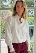 Lilou Broderie Shirt White