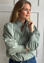 NEW IN! Lilou Needlecord Shirt Sage Green