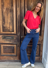 Straight Leg Blue Jeans