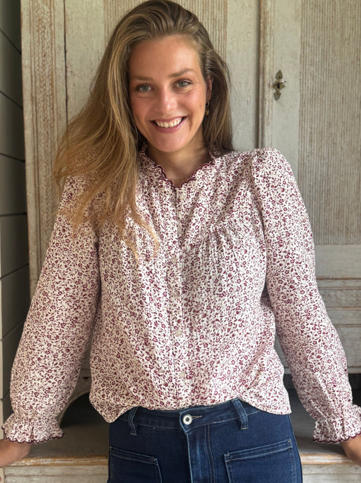 Darcie Shirt Burgundy