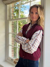 Lilou Gilet Burgundy