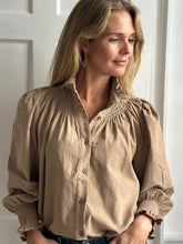 NEW IN! Lilou Needlecord Shirt Camel