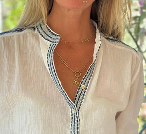 Leopard Charm Chain Necklace