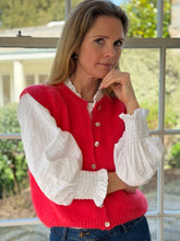 Lola Gilet Bright Coral