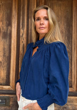 Lilou Needlecord Shirt Ultramarine Blue
