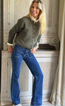 Straight Leg Blue Jeans