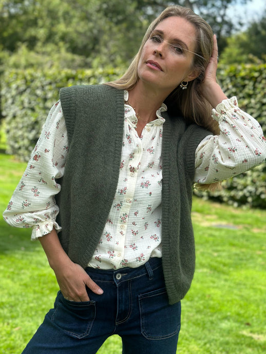 Milla Gilet Khaki