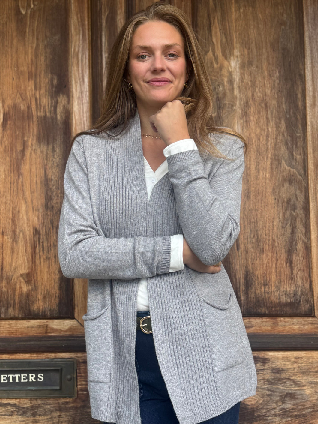 Katrina Cardigan Grey