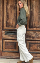 Needlecord Cream Trousers