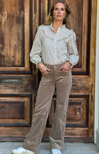 Needlecord Taupe Trousers