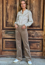 Needlecord Taupe Trousers