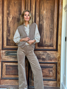 Lola Gilet Taupe