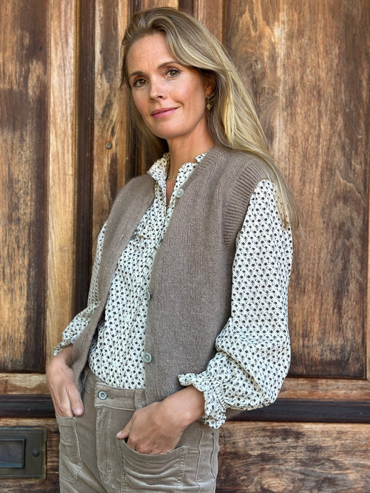 Lola Gilet Taupe