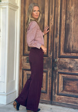 Needlecord Claret Trousers
