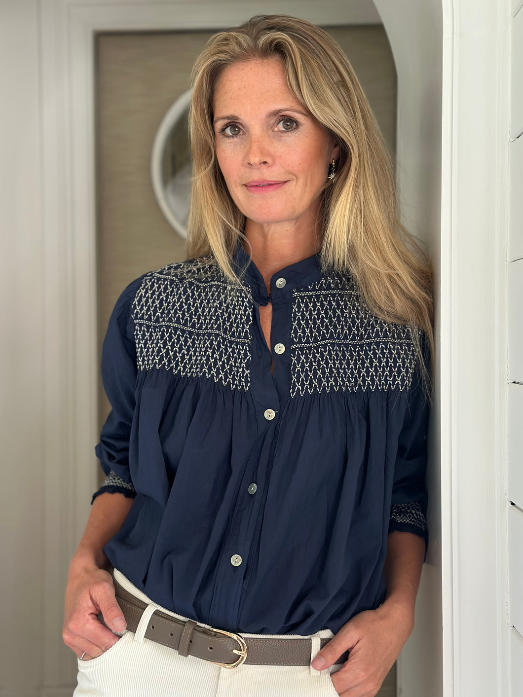 Izzy Shirt Navy