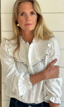 Lauren Shirt White and Navy