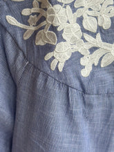 Tabitha Shirt Blue and White