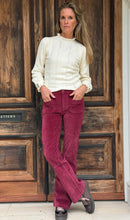 Velvet Trousers Bordeaux